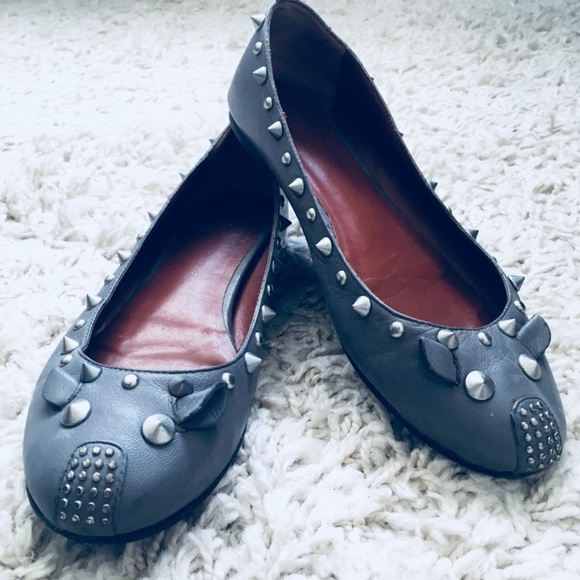 Marc By Marc Jacobs Shoes - Marc by Marc Jacobs studded mouse flats grey 36
